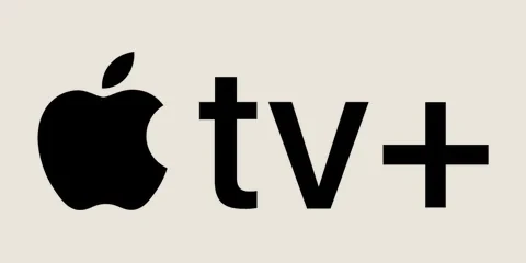 Apple TV+ logo, its films and series are in the on-demand library